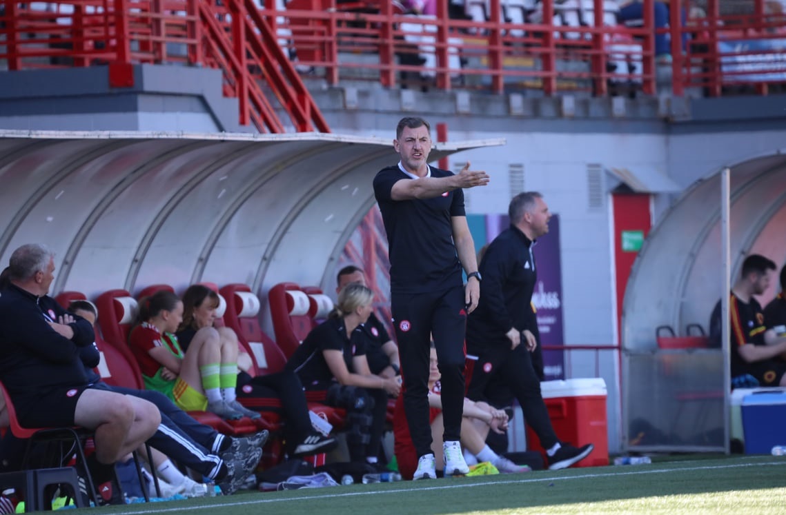 Kevin Middleton coaching on the football pitch